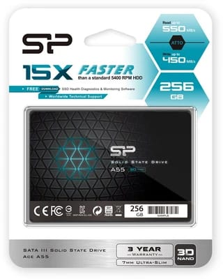 Silicon Power A55 SSD SATA 256Go
