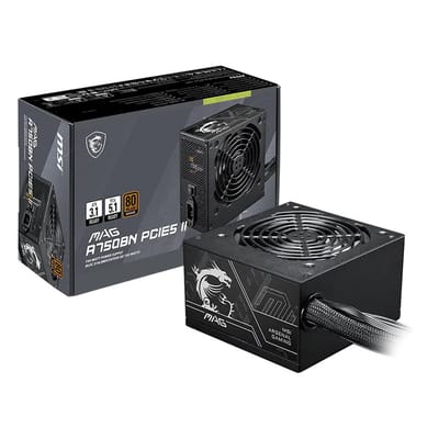 MSI MAG A750BN 750W 80+ Bronze Non Modulaire | Performance