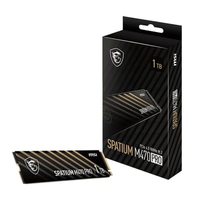 MSI SPATIUM M470 PRO NVMe PCIe 4.0 1To | 6000MB/s | Gen4 Ultra SSD
